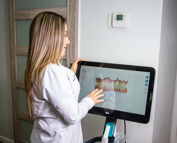 Happy dental patients